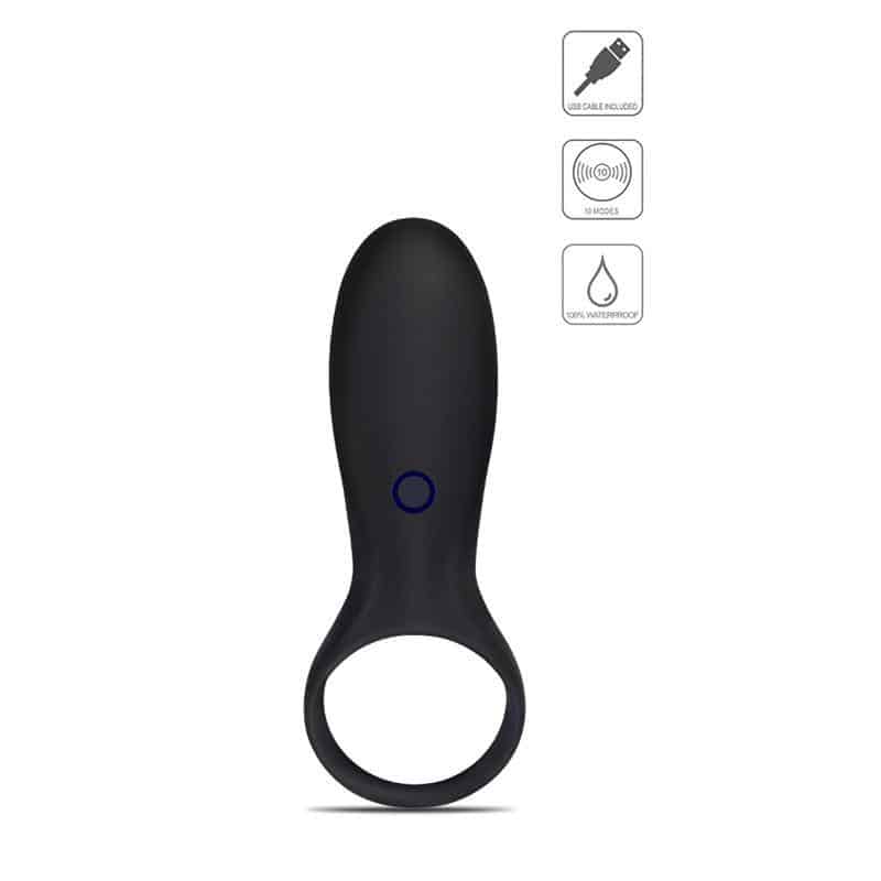 Penis Ring iJoy Stamina Ring USB Black Penis Ring iJoy Stamina Ring USB Black