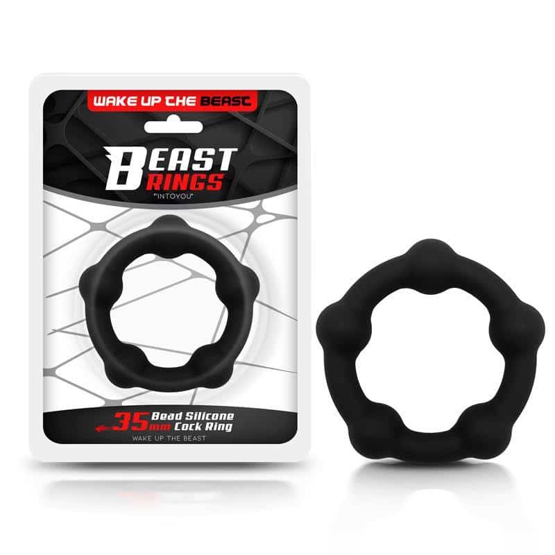Penis Ring Solid Silicone 3.5 cm Black