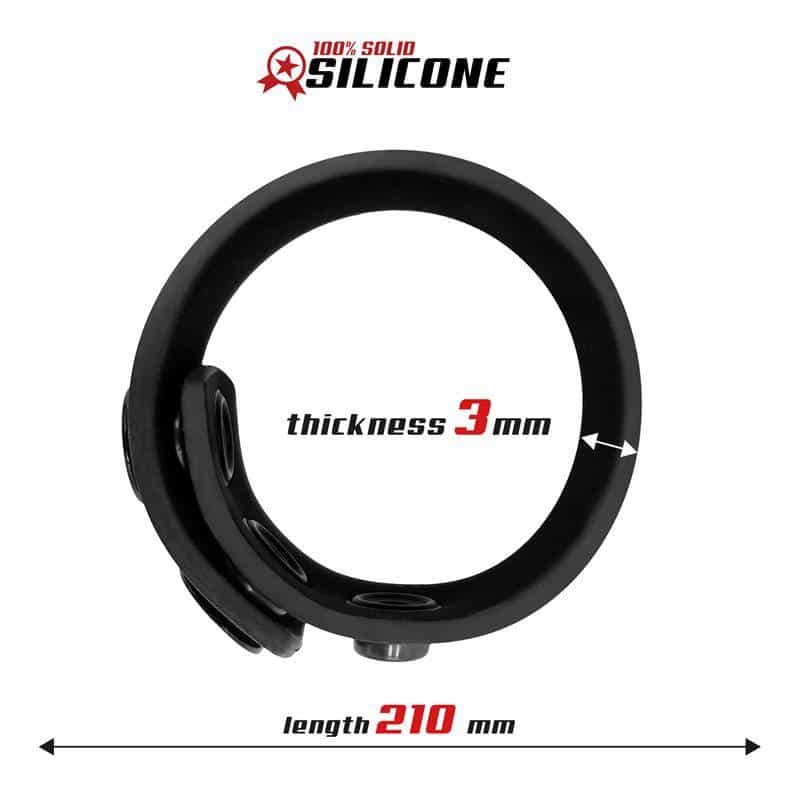 Adjustable Penis Ring Solid Silicone 15-21 cm Adjustable Penis Ring Solid Silicone 15-21 cm