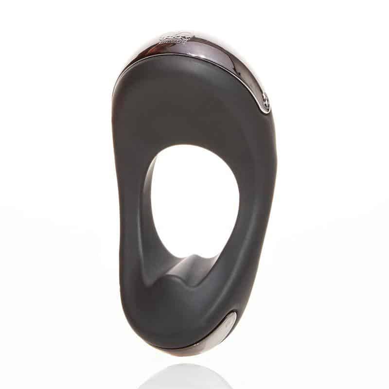 Anel Vibrador Atom Plus Estimulação Perianal Preto