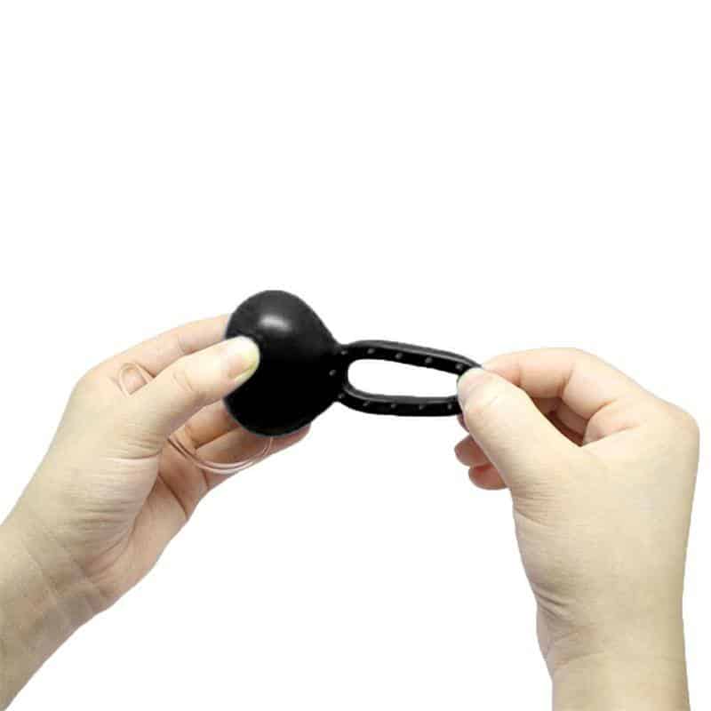 Vibrating Ring with Remote Control Black Vibrating Ring with Remote Control Black