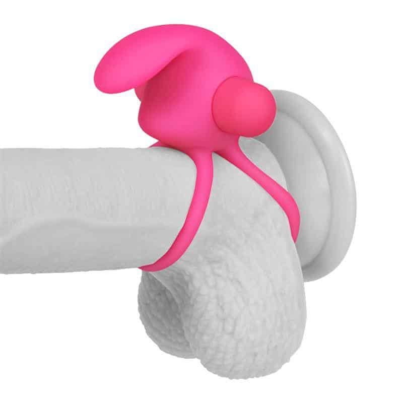 Double Power Clit Duo Pink Vibrating Ring Double Power Clit Duo Pink Vibrating Ring