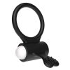 Vibrating Ring Power Clit Black