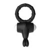 Vibrating Ring Power Clit Black