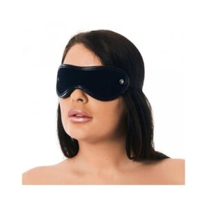 Leather Black Face Mask