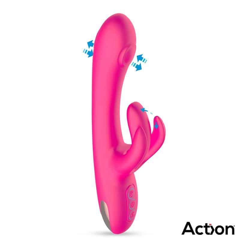 Antony Vibrator with Double Tapping and Finger Function Antony Vibrator with Double Tapping and Finger Function