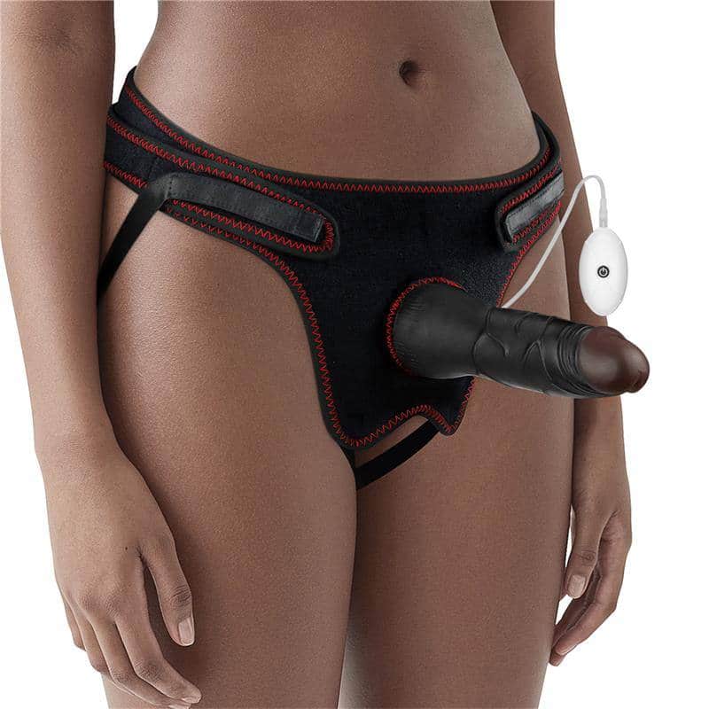 Adjustable Harness with Dildo 10 Vibrations 7.5 Adjustable Harness with Dildo 10 Vibrations 7.5