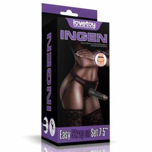 Adjustable Harness with Dildo 7.5