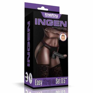 Adjustable Harness with Dildo 8.5