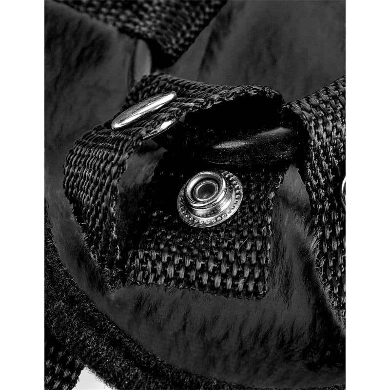 Harness with Vibrating Bullet Black Harness with Vibrating Bullet Black