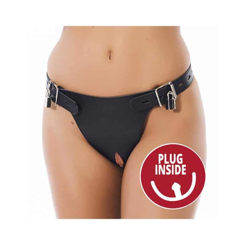 Chastity Belt with Anal Plug