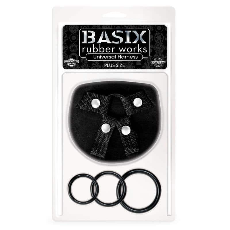 Universal Harness Size Large with 3 Silicone Rings