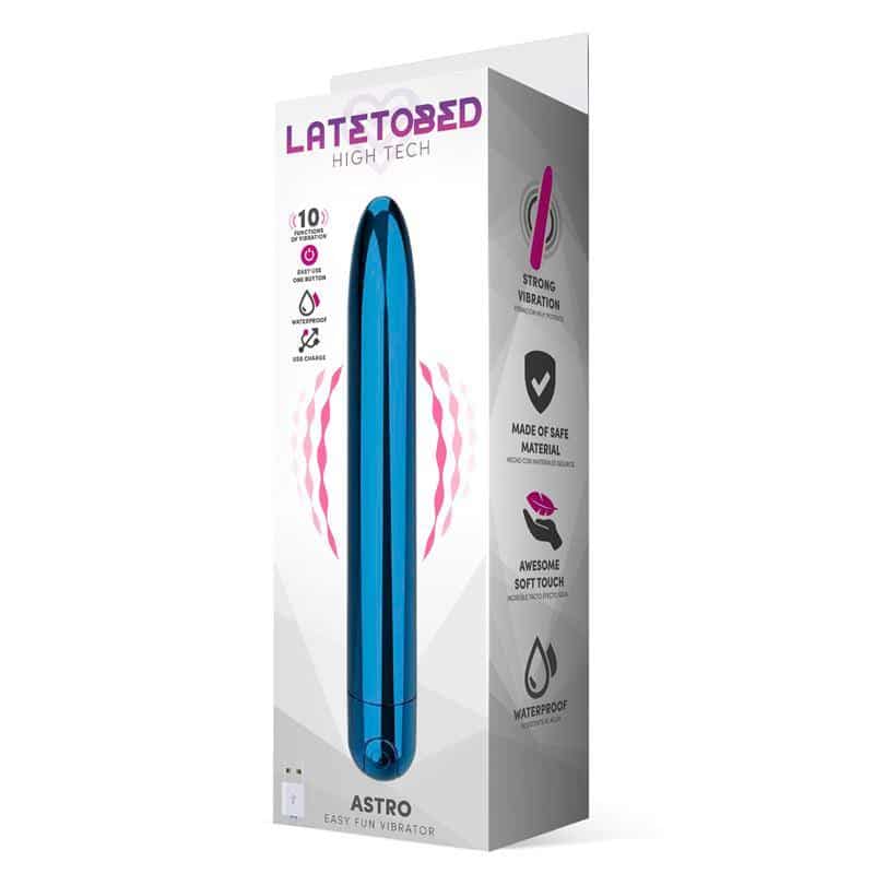Astro Vibrator 10 Functions 18.5 cm USB Blue Astro Vibrator 10 Functions 18.5 cm USB Blue