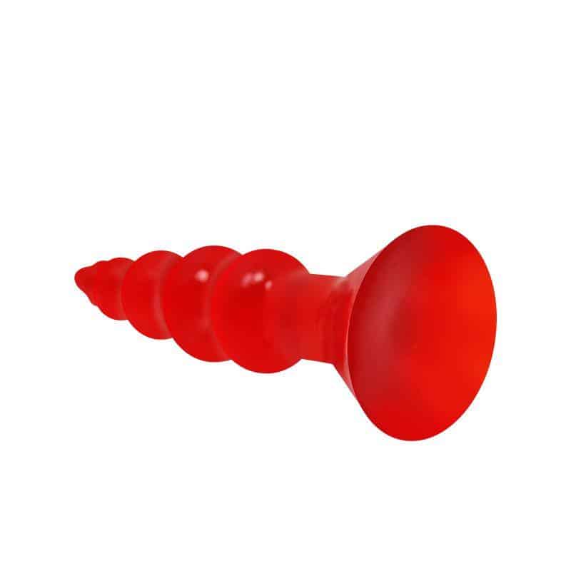 Dance Plug Anal Bulbous Shape Orange Color Dance Plug Anal Bulbous Shape Orange Color