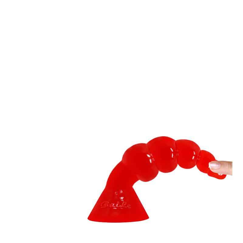 Dance Plug Anal Bulbous Shape Orange Color Dance Plug Anal Bulbous Shape Orange Color
