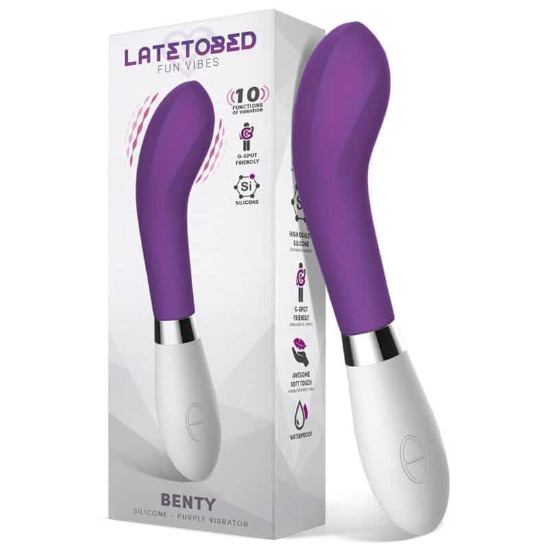 Benty Vibrator Silicone Purple