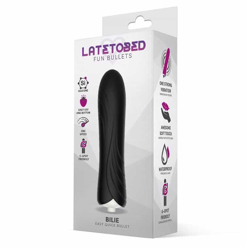 Bilie Bala Vibrating Easy Quick Silicone Black Bilie Bala Vibrating Easy Quick Silicone Black