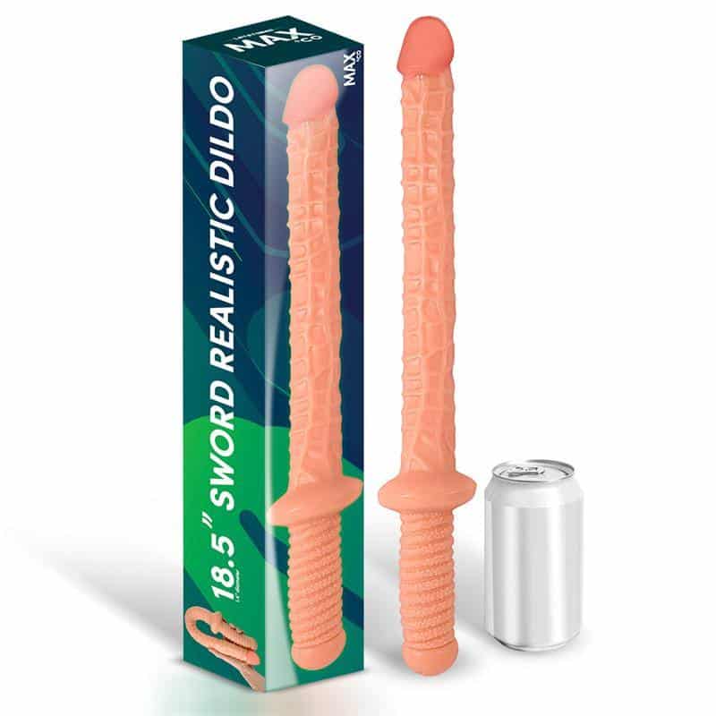 Blade Realistic Dildo Sword Shape 18.5 Natural