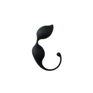 Curved Vaginal Balls Silicone - Black