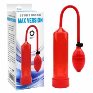 Suction Pump for Penis MAX Version Red