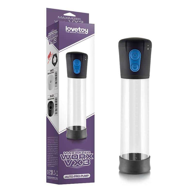 Penis Automatic Pump Maximizer Worx VX3 Penis Automatic Pump Maximizer Worx VX3