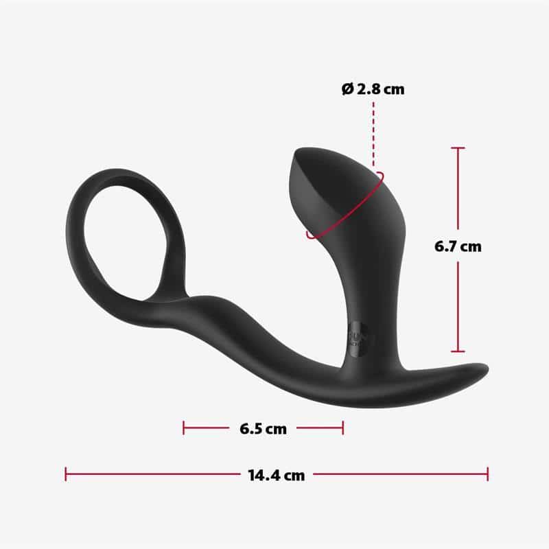 Bootie Ring Penis and Anal Plug Slate Bootie Ring Penis and Anal Plug Slate