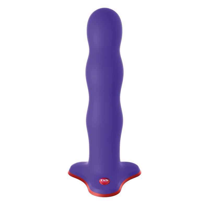 Bouncer Dildo with Internal Balls Flashy Purple