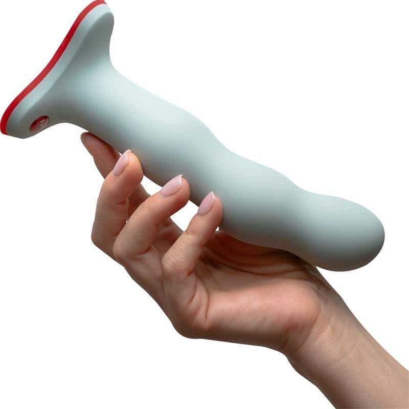 Bouncer Dildo with Internal Balls Sage Green Bouncer Dildo with Internal Balls Sage Green