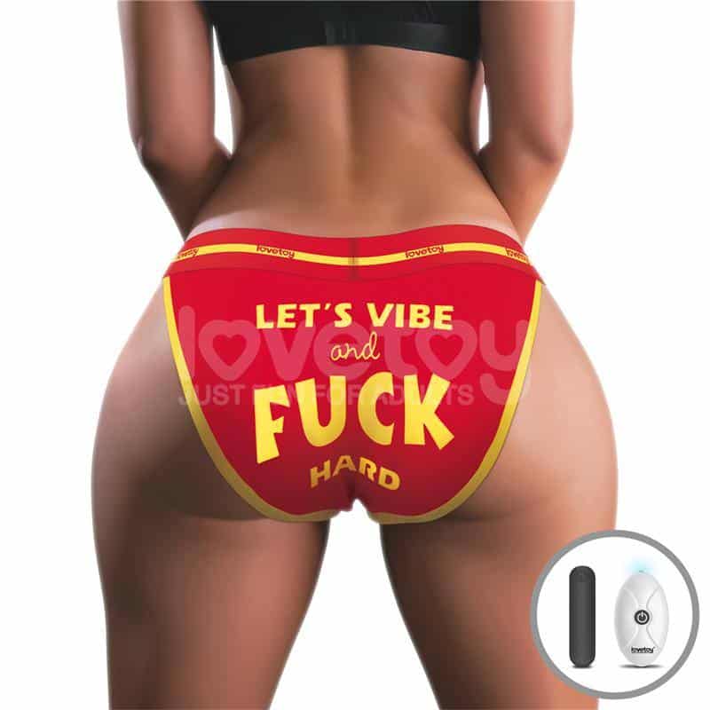 Vibrating Printed Panties 34-38
