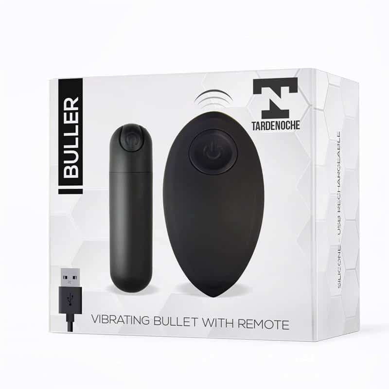 Buller Bullet Vibrator Remote Control USB Black Buller Bullet Vibrator Remote Control USB Black