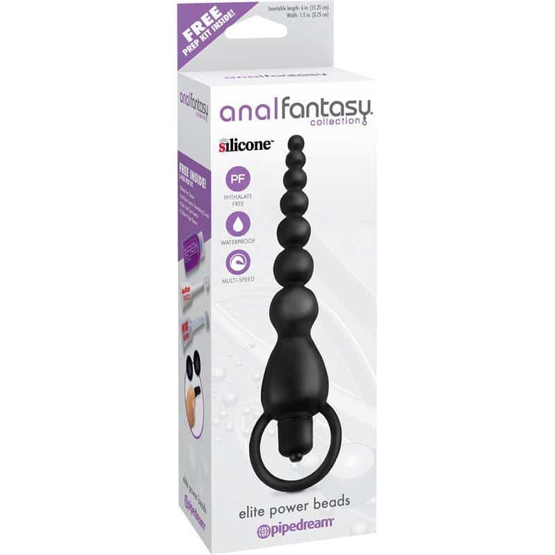Chain Anal Elite Power Beads Black Chain Anal Elite Power Beads Black