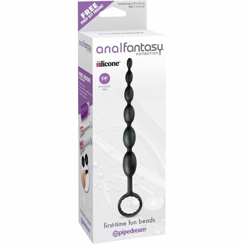 Chain Anal First-Time Fun Beads Black Chain Anal First-Time Fun Beads Black