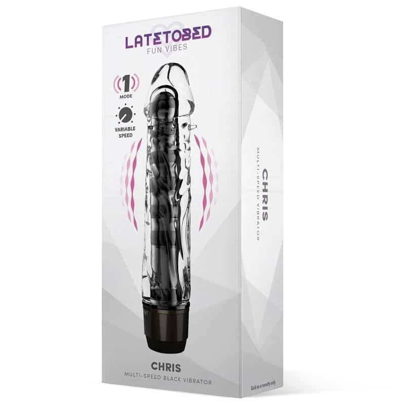 Chris Vibrator Multi Speed Black Chris Vibrator Multi Speed Black