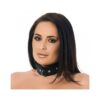 Leather Necklace with Large Ring