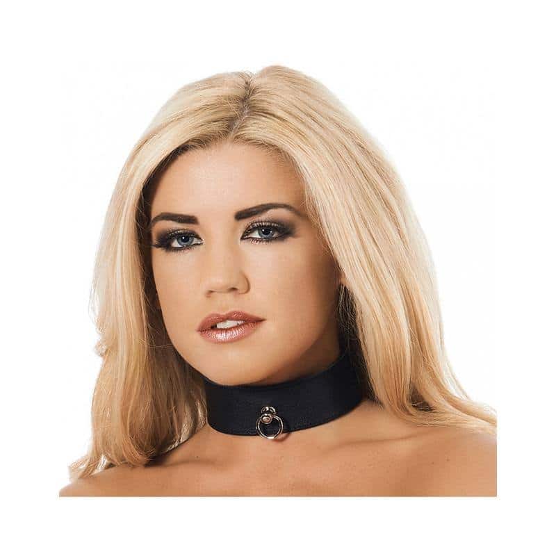 Leather Necklace with Ring