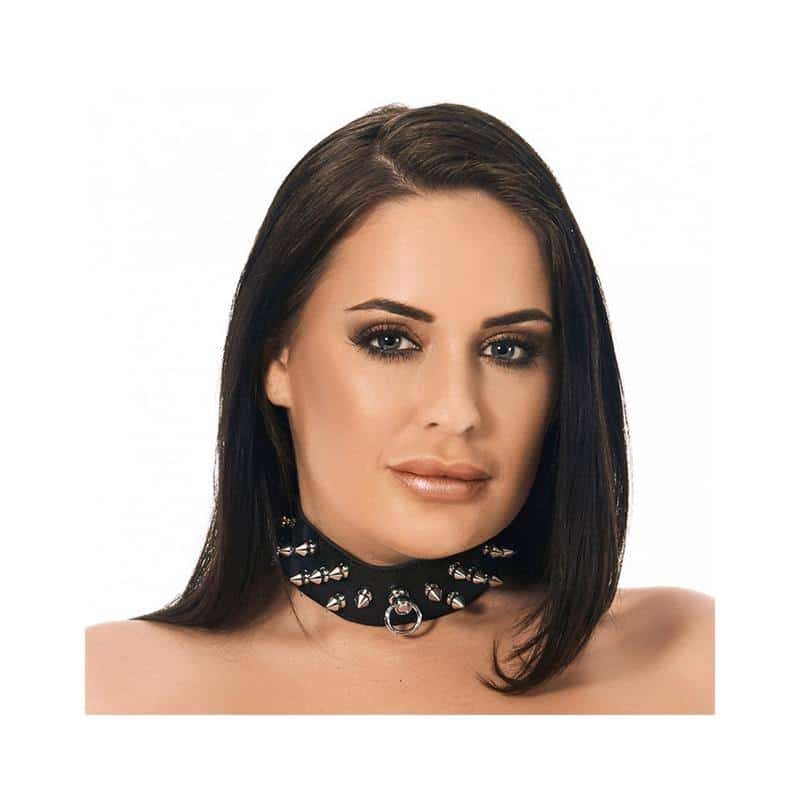 Leather Spike Collar