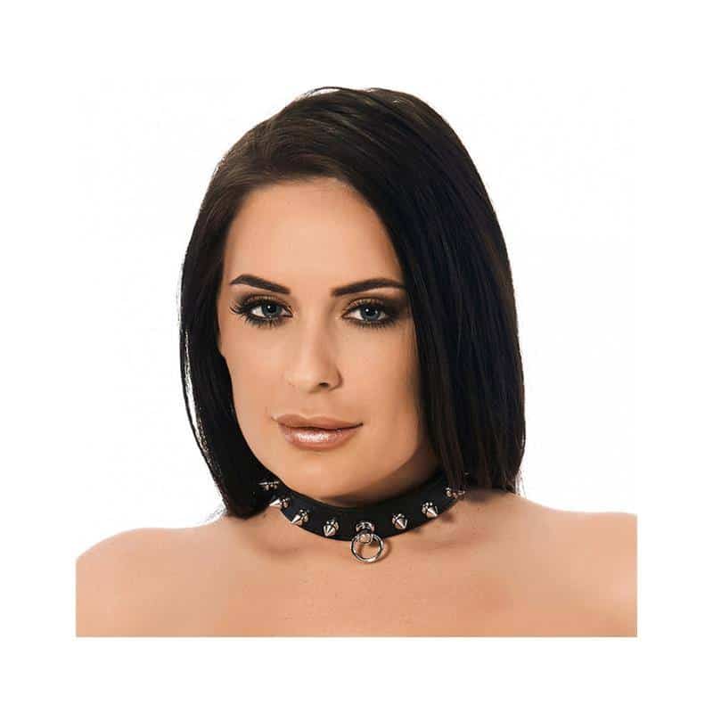 Leather Spike Collar