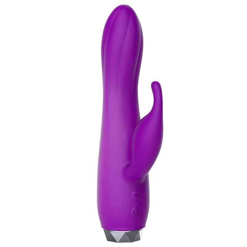 Couby Silicone Rabbit Purple Vibrator Couby Silicone Rabbit Purple Vibrator