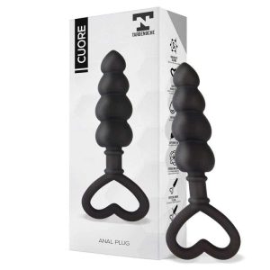 Cuore Plug Anal Silicone Black