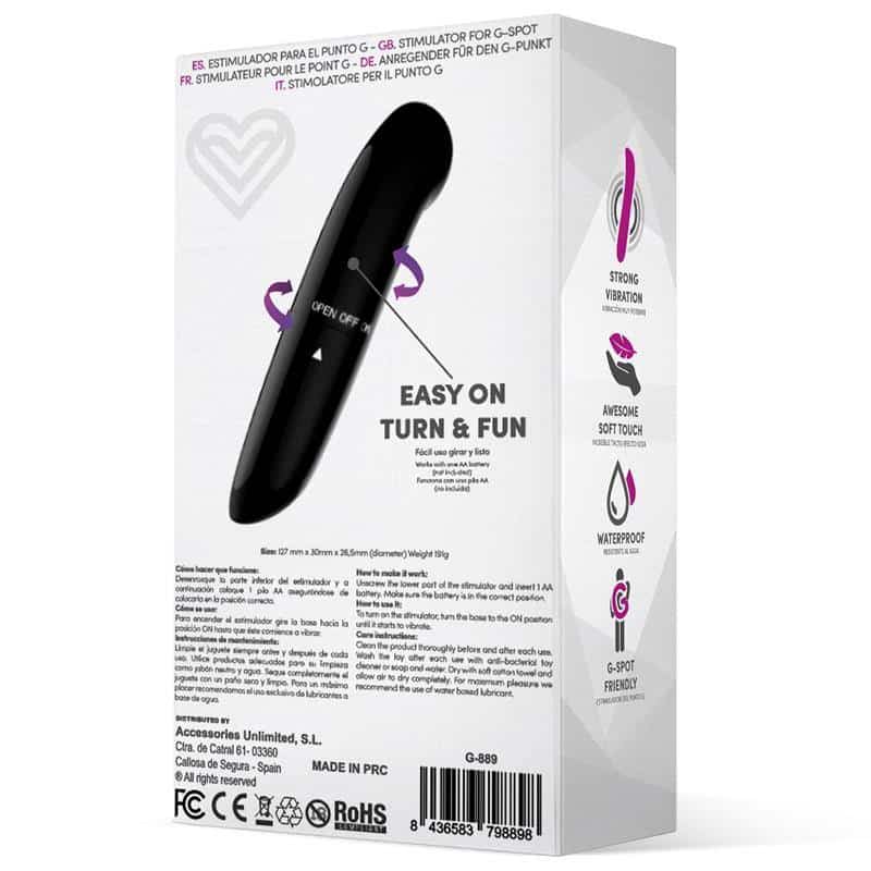 Denzel Stimulator Easy Quick Black Denzel Stimulator Easy Quick Black