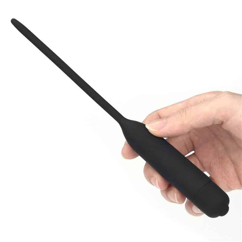 Urethral Dilator with Vibration Black Urethral Dilator with Vibration Black