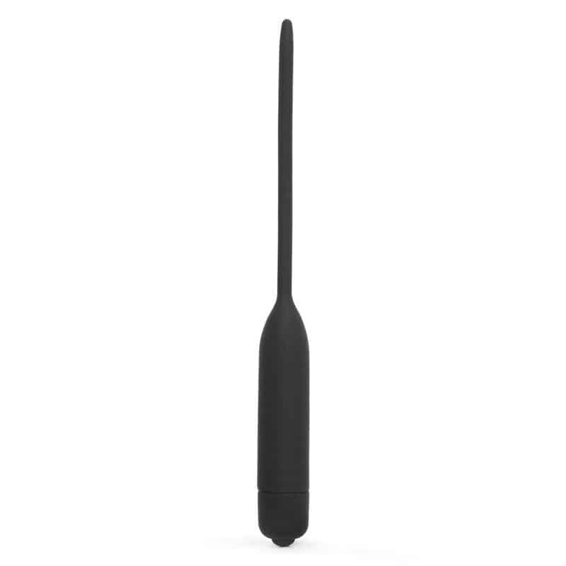 Urethral Dilator with Vibration Black