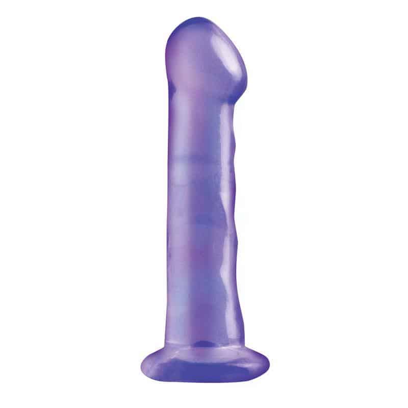 Dildo 16.51 cm with Purple Sucker