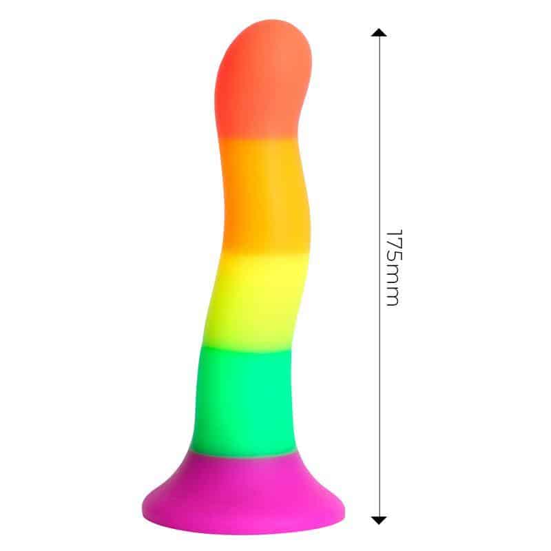 Rainbow Color Dildo LGBT 18 cm Rainbow Color Dildo LGBT 18 cm