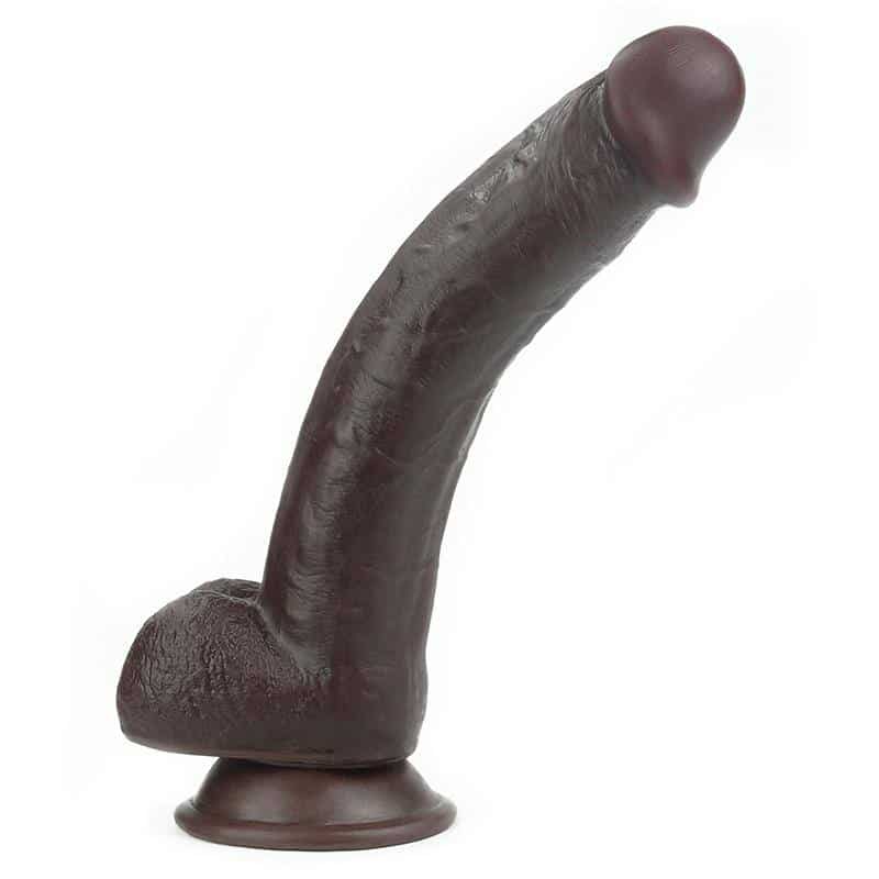 Retractable Skin Dildo 9 Black Retractable Skin Dildo 9 Black