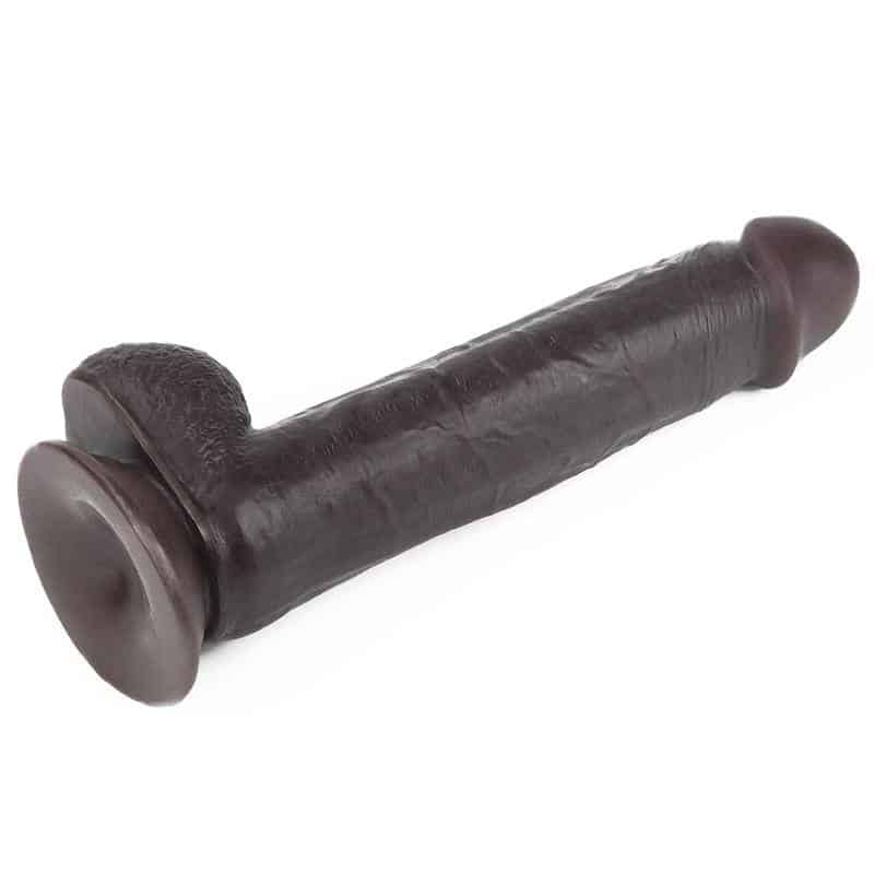 Retractable Skin Dildo 9 Black Retractable Skin Dildo 9 Black