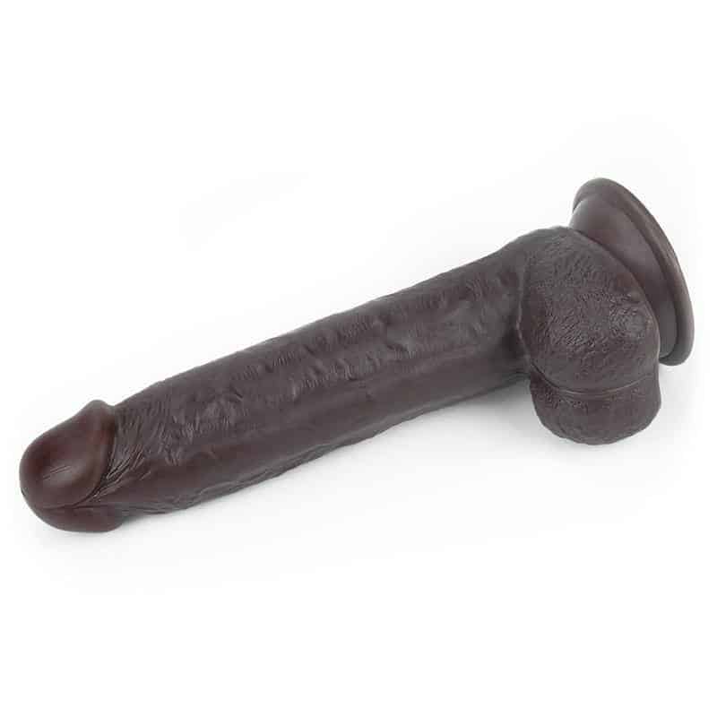 Retractable Skin Dildo 9 Black Retractable Skin Dildo 9 Black