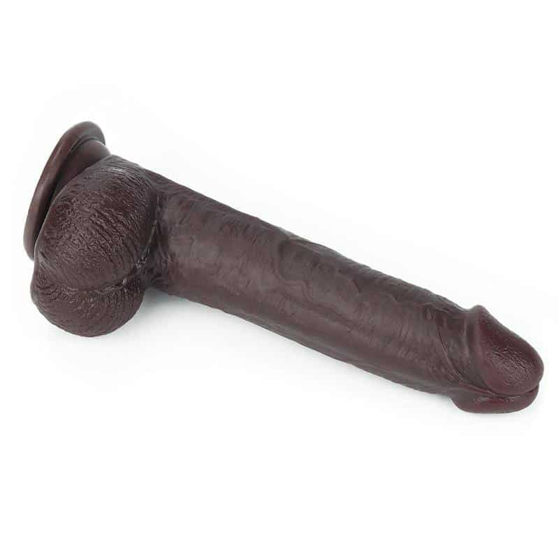 Retractable Skin Dildo 9 Black Retractable Skin Dildo 9 Black