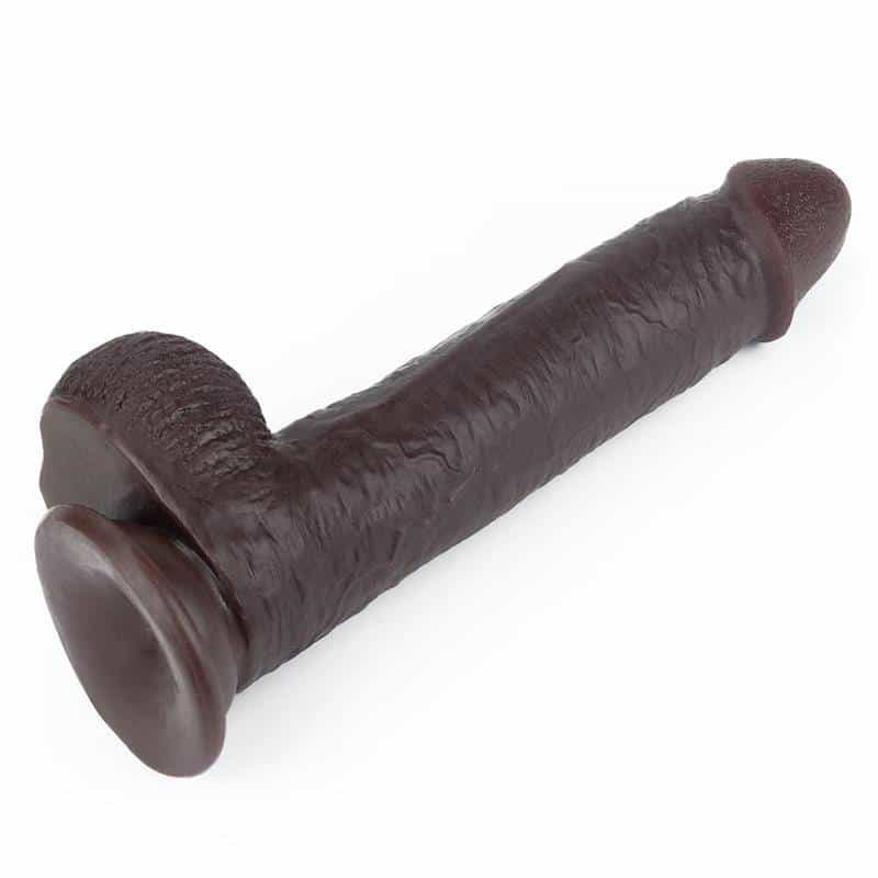 Retractable Skin Dildo 9 Black Retractable Skin Dildo 9 Black