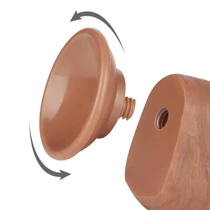Retractable Skin Dildo 8 Tanned Retractable Skin Dildo 8 Tanned